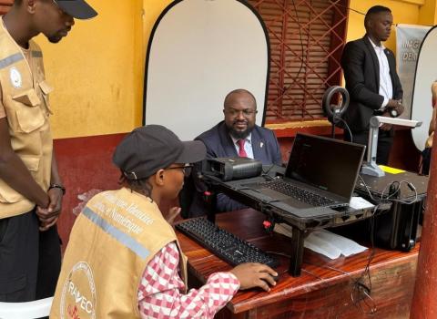 عملية التعداد البيومتري في كوناكري