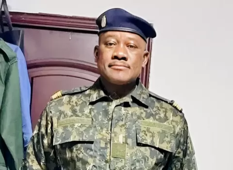 جثمان العقيد سيليستين بيليفوغي