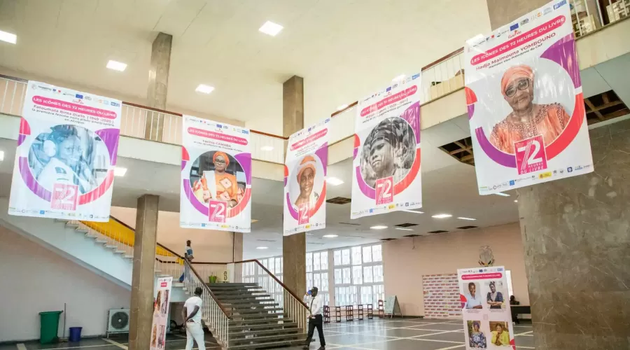 72 ساعة من الكتاب" في كوناكري